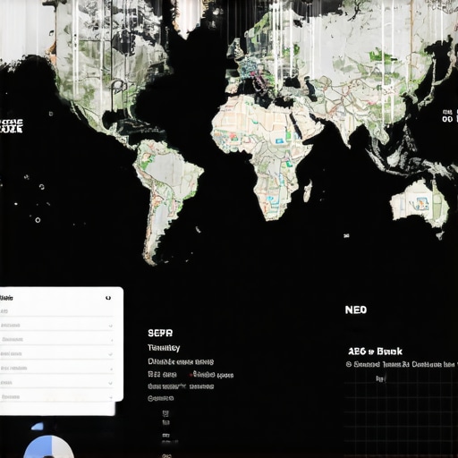 Google Maps SEO dashboard with analytics and strategy visualization
