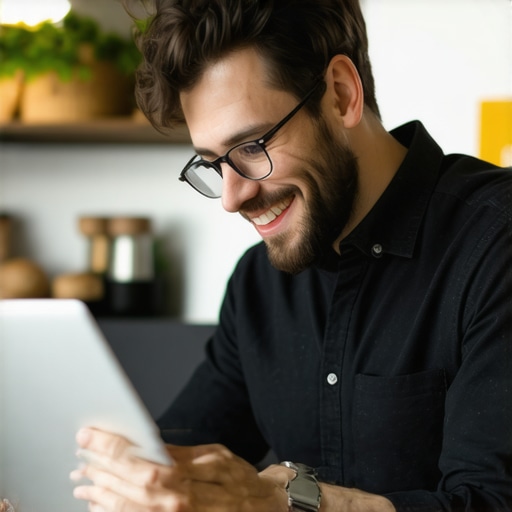 Business owner uploading photos to GMB profile for better local SEO