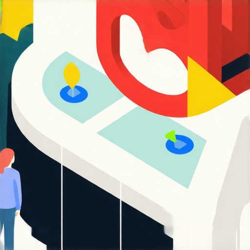 Futuristic visualization of local search optimization with AI and AR