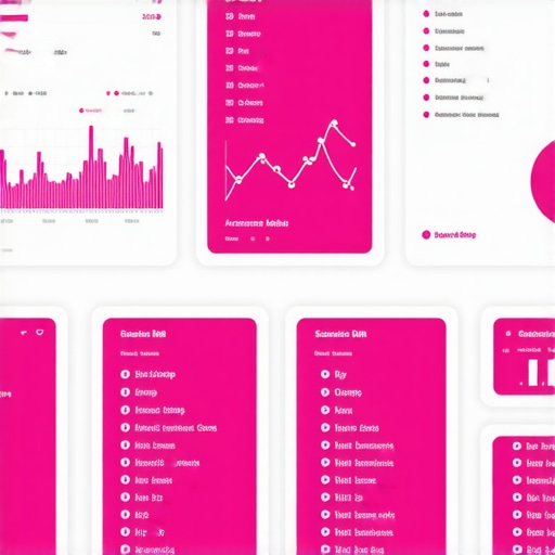 Dashboard illustrating schema markup integration and local search performance metrics.