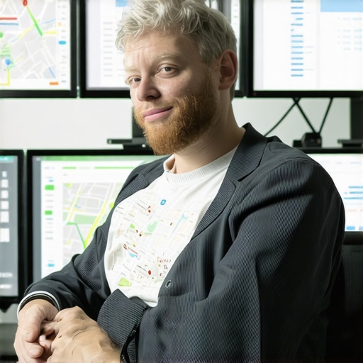 SEO strategist analyzing Google Maps rankings and data for local SEO optimization