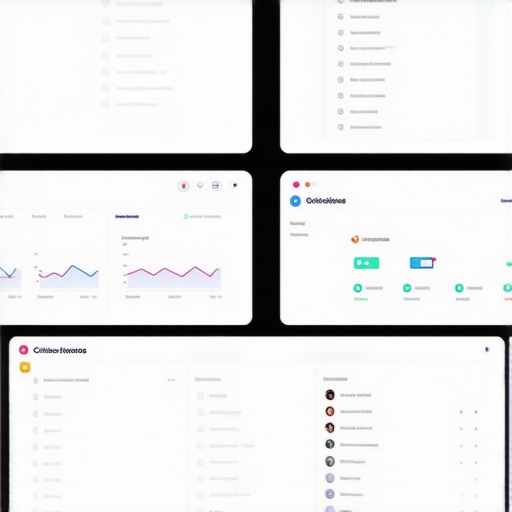A workspace showing SEO dashboards and citation management tools