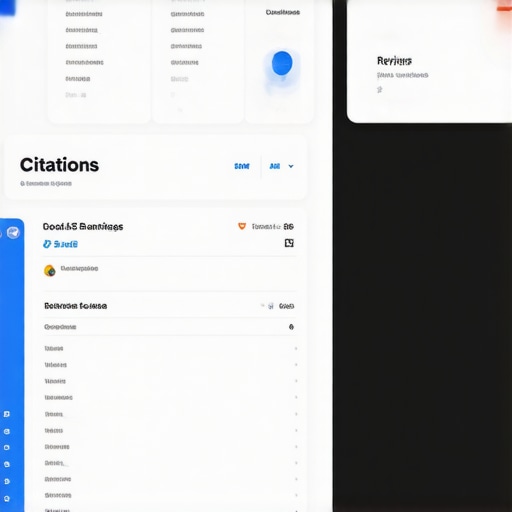 A comprehensive local SEO management dashboard displaying rankings, citations, and reviews.