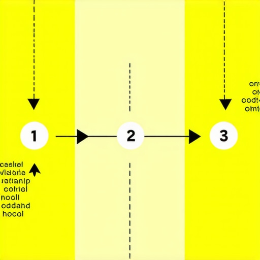 Flowchart illustrating steps for improving Google My Business profile and local SEO