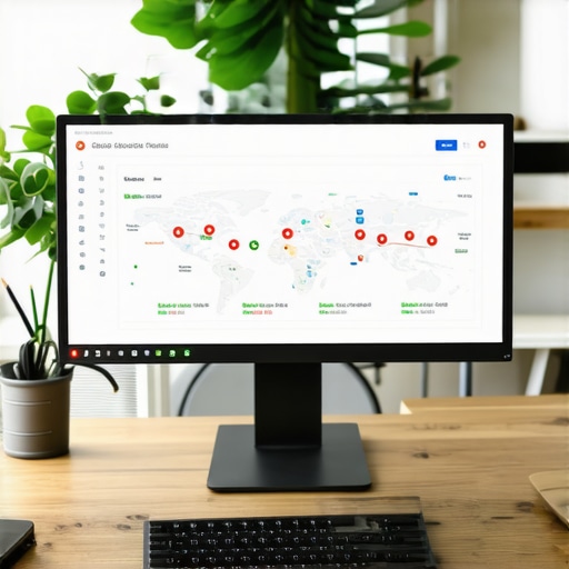 Marketing professional analyzing Google Maps rankings