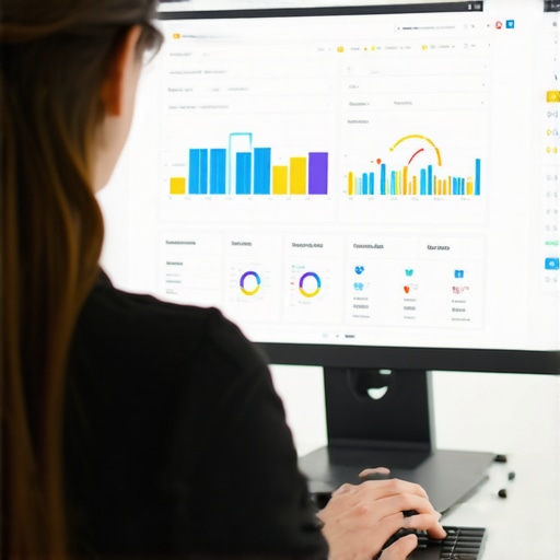 Digital marketer working on Google My Business profile optimization