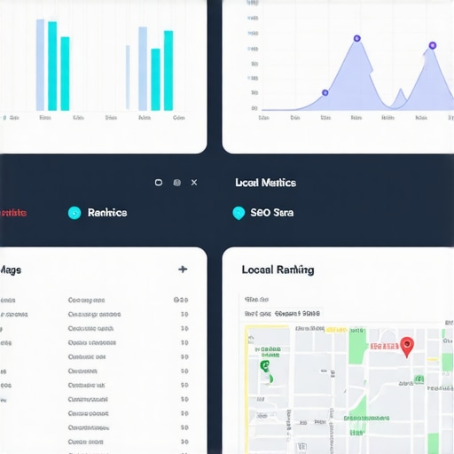 Screenshot of a professional SEO dashboard showing ranking trends and citation analysis.