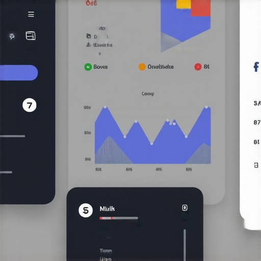 Dashboard displaying graphs of user engagement signals for GMB optimization