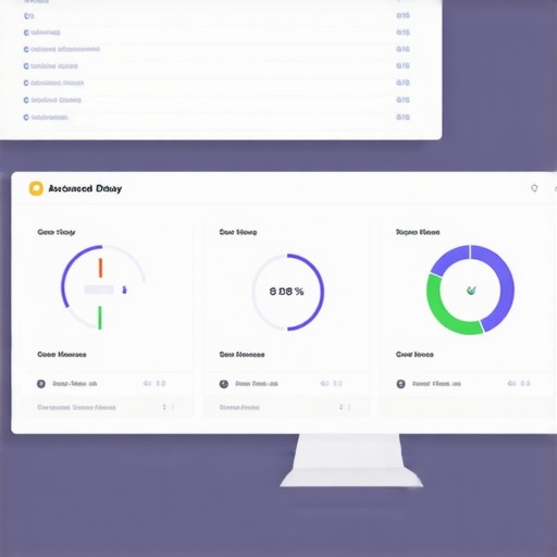 Screenshot of a comprehensive GMB SEO management dashboard with analytics.