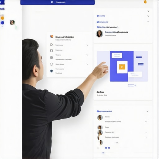 Person uploading images to Google My Business profile