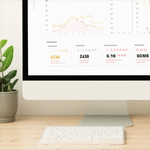 Person reviewing local SEO metrics on a computer
