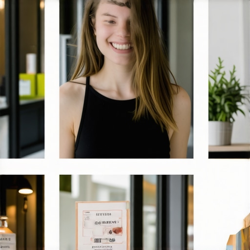 Bright, appealing images of storefront and happy customers to enhance GMB profile visibility