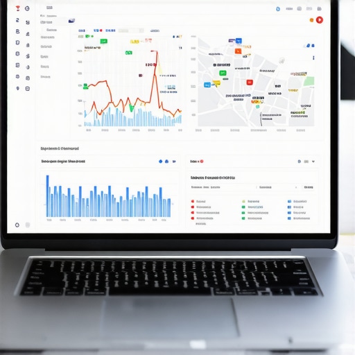 Google Maps SEO Analytics Dashboard Screenshot of Google Maps SEO analytics and ranking improvements