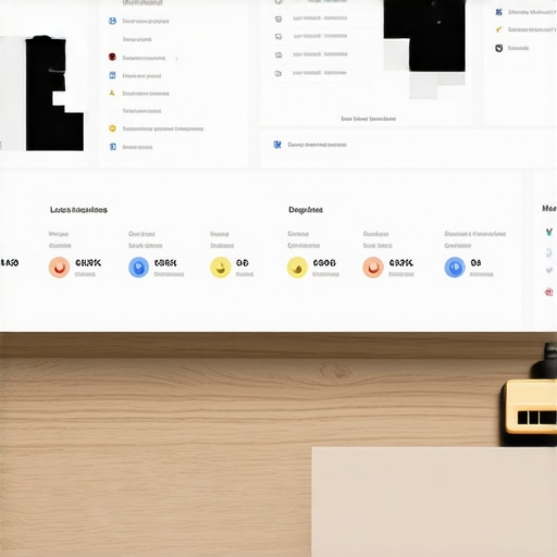 SEO Tools for Long-Term GMB Success Person analyzing local SEO and GMB ranking data on multiple screens.